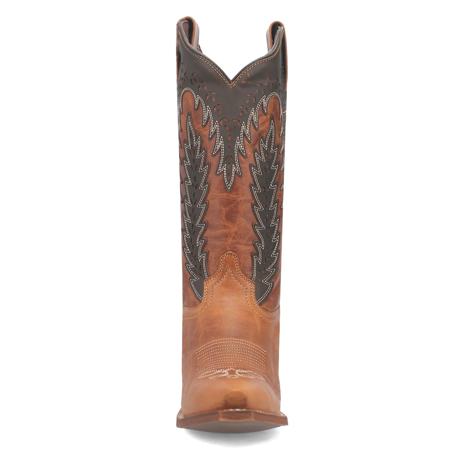 Laredo Womens Farah Honey Leather Cowboy Boots