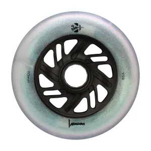 Luminous LED Inline Wheels 110mm/85a - Black Pearl - Sold by the Single Wheel