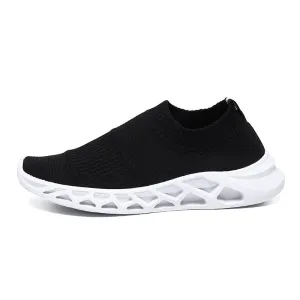 Men Socks Sneakers Athletic Breathable Mesh Super Light Slip-on Footwear