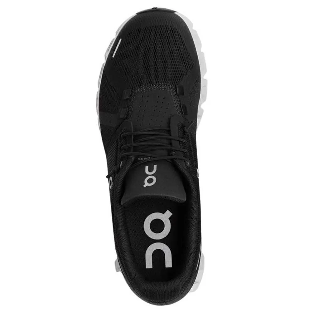 Men's Cloud 5 Running Shoes Black and White