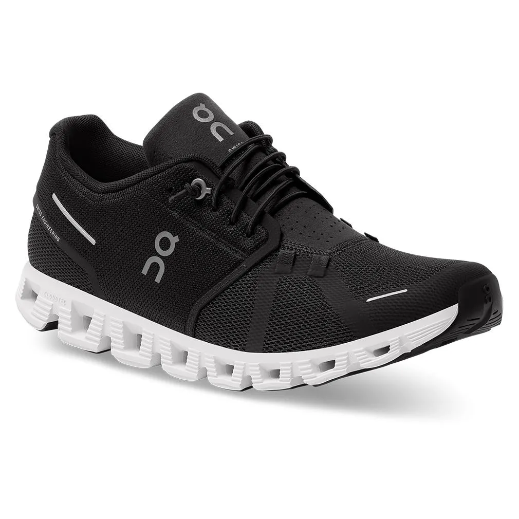 Men's Cloud 5 Running Shoes Black and White