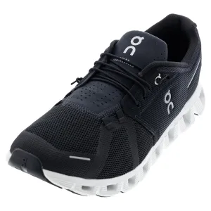 Men's Cloud 5 Running Shoes Black and White