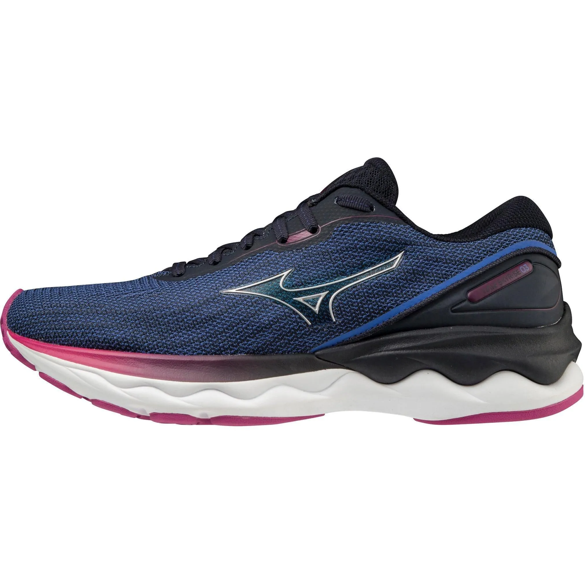 Mizuno Wave Skyrise 3 Womens Running Shoes - Navy