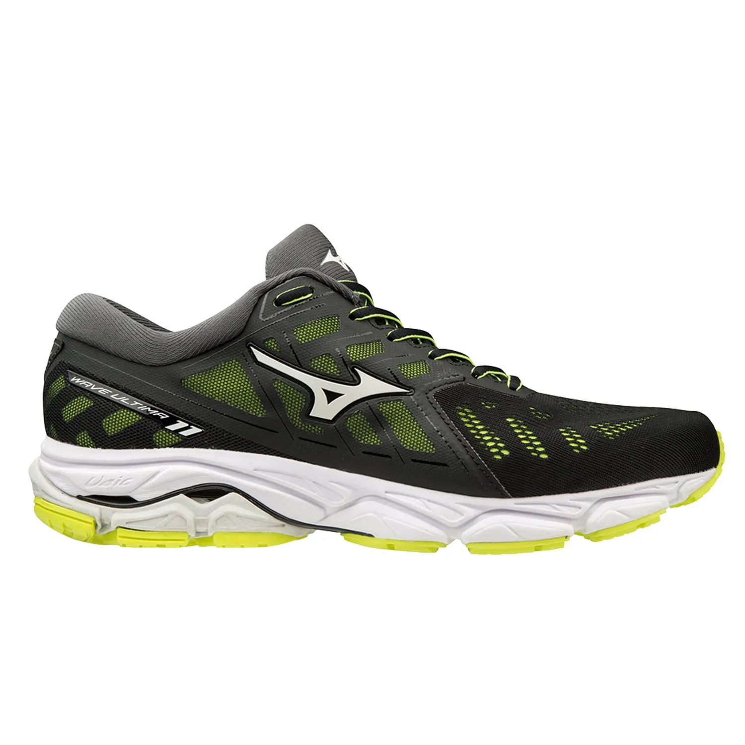 Mizuno Wave Ultima 11 Mens | Blk/Wht/Syellow