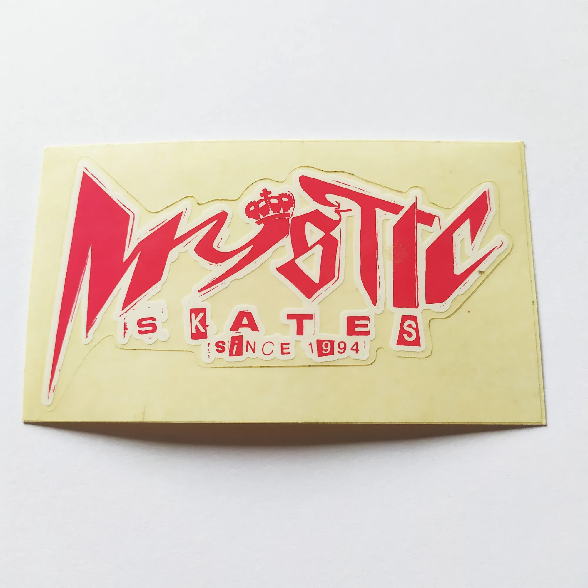 Mystic Skates Skateboard Sticker