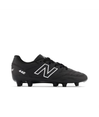 New Balance 442 V2 Academy Junior FG - Black/White - WIDE