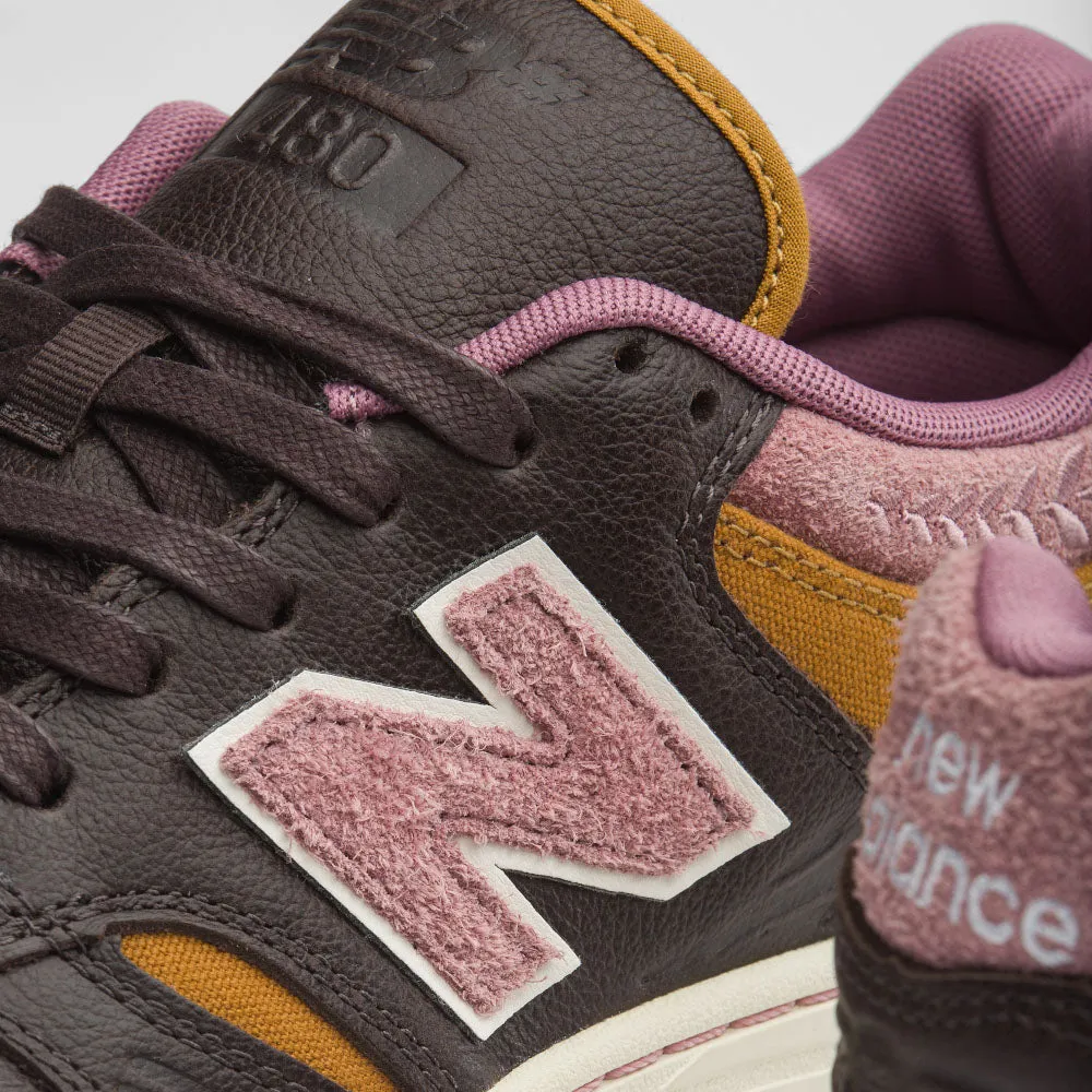 New Balance Numeric - 303 Boards Jeremy Fish 480 Shoes - Brown / Pink