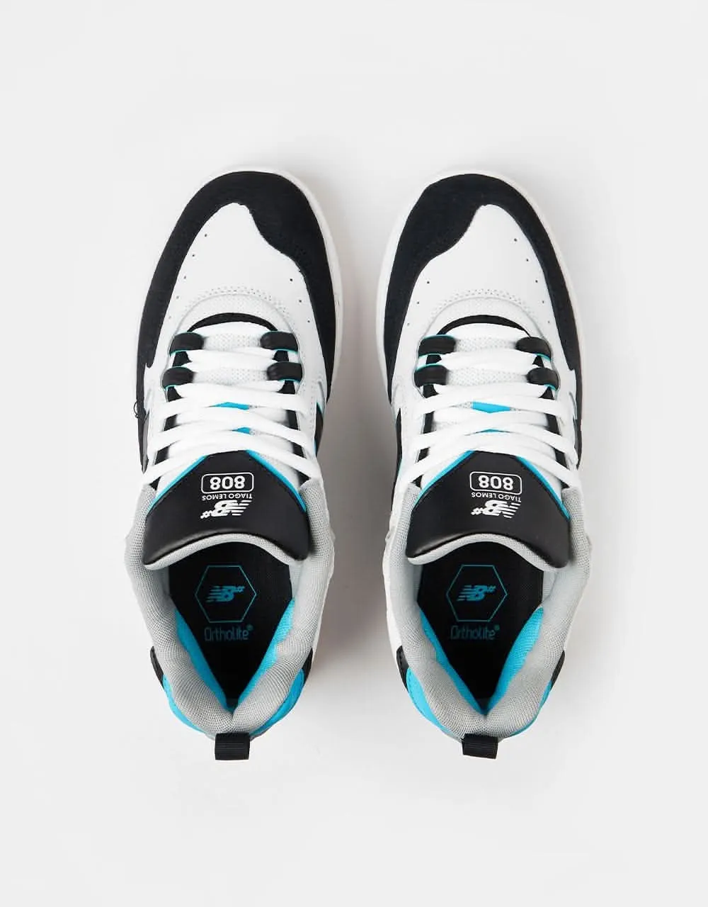 New Balance Numeric 808 Skate Shoes - White/Teal