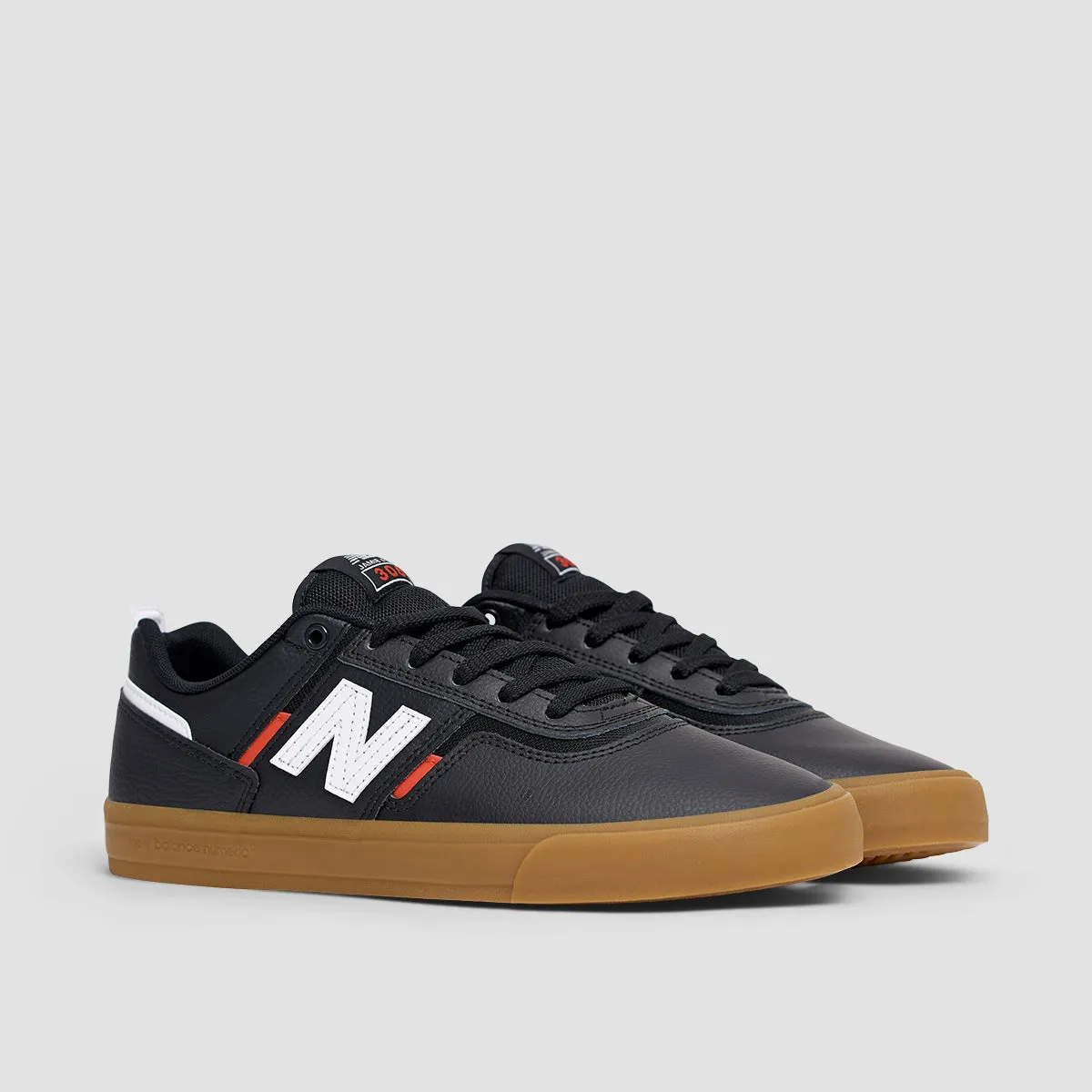 New Balance Numeric Jamie Foy 306 Shoes - Black/Red/Gum