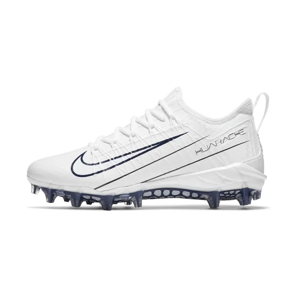 Nike Alpha Huarache 7 Pro White/Navy Blue Lacrosse Cleats