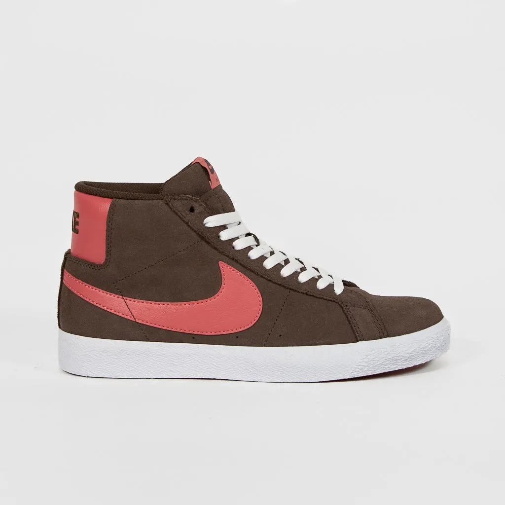 Nike SB - Blazer Mid Shoes - Baroque Brown / Adobe