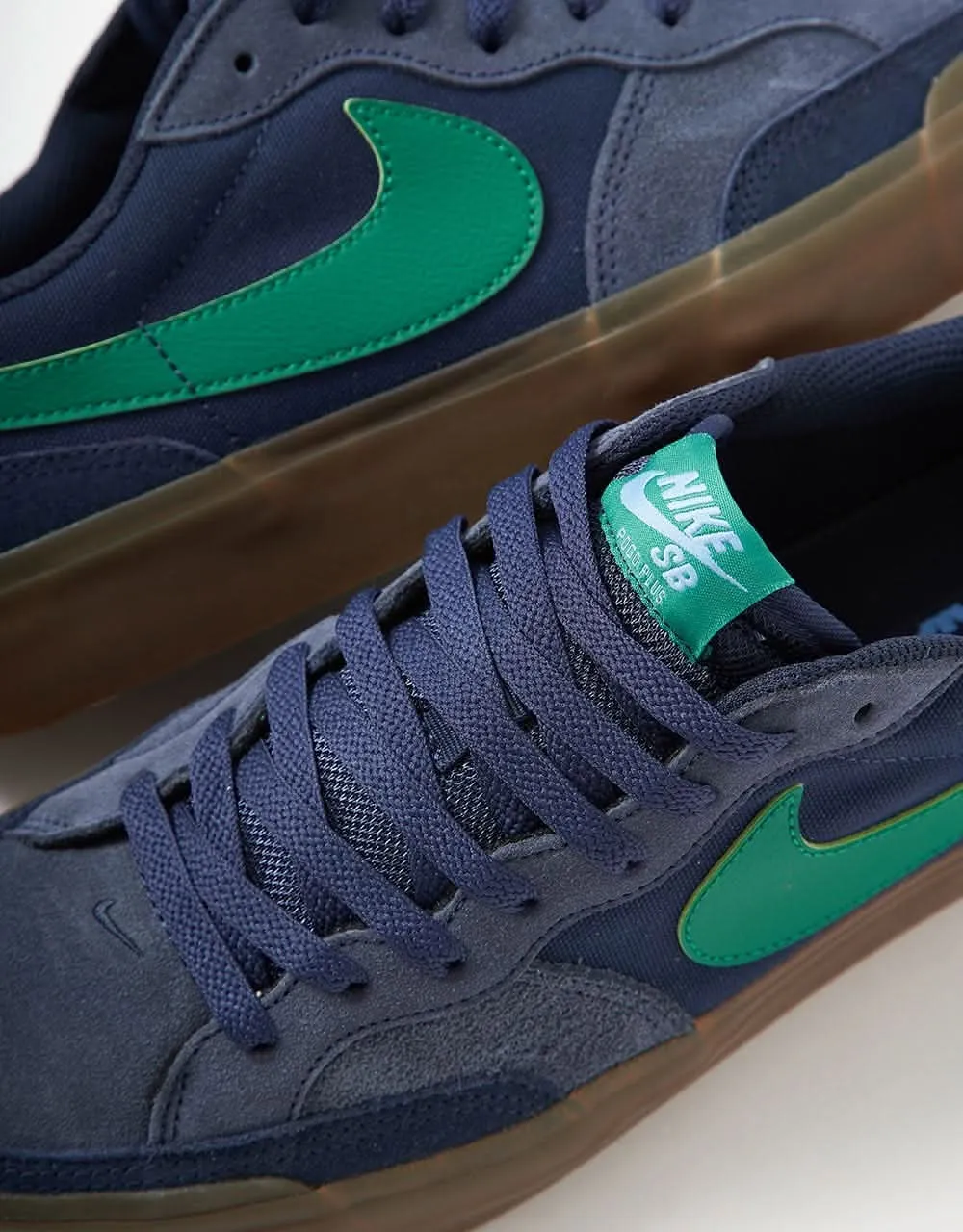 Nike SB Zoom Pogo Plus Skate Shoes - Midnight Navy/Malachite-Obsidian