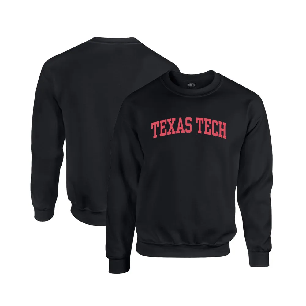 Official NCAA Texas Tech Red Raiders Mens Pullover Crewneck Sweatshirt