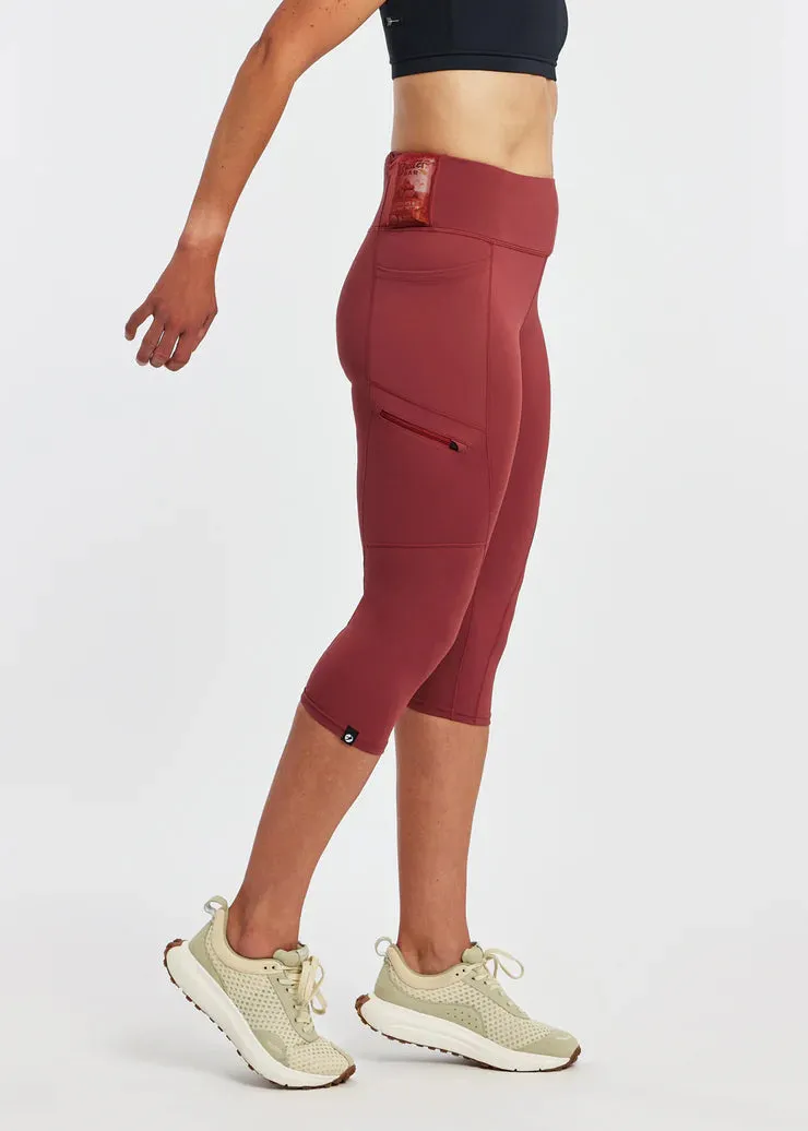 Oiselle | Pockito Knickers | Women's | Redwood