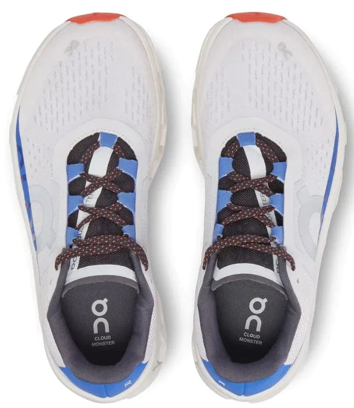 'On Running' Men's Cloudmonster - Frost / Cobalt