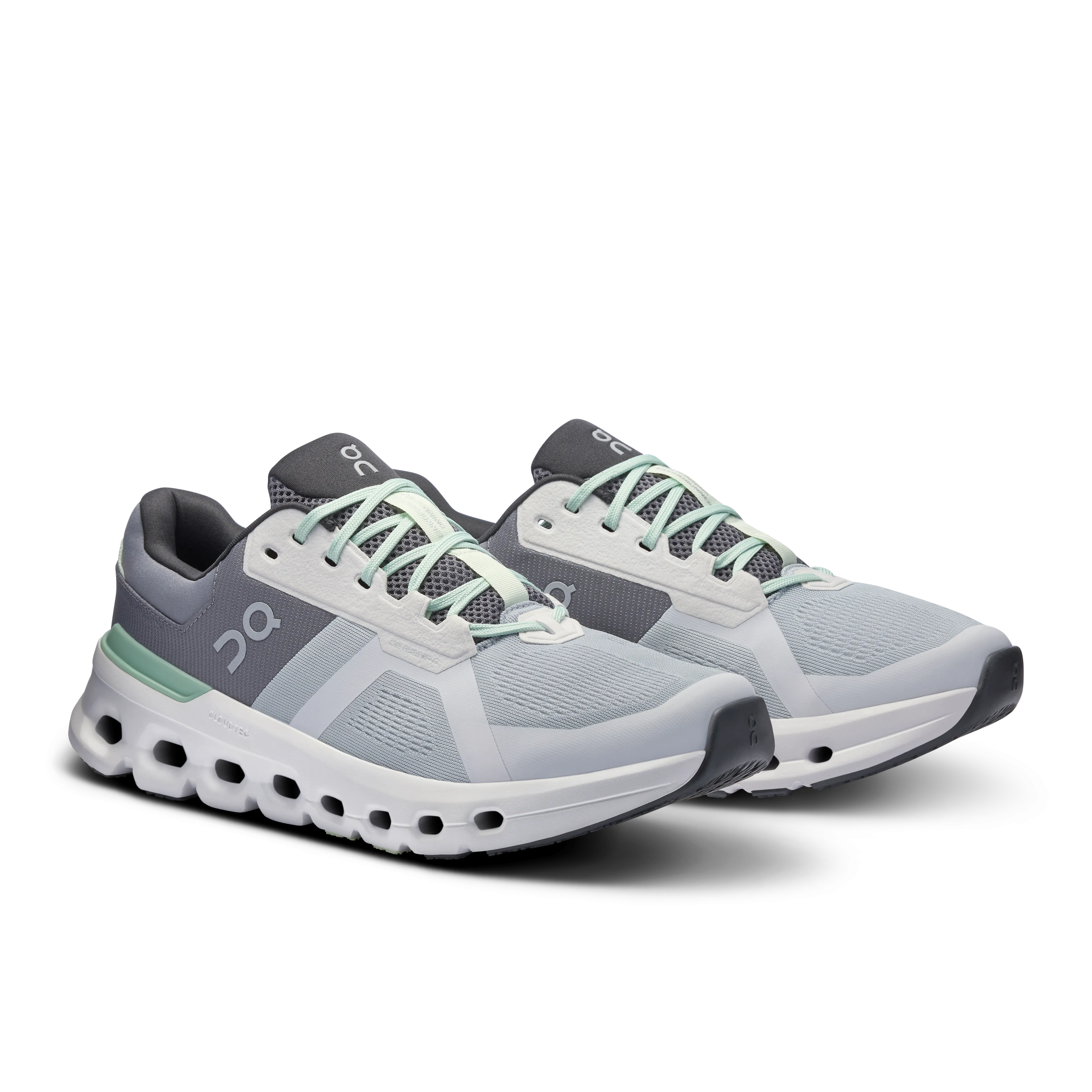 On Running Men's Cloudrunner 2 Wide Shoes - Glacier / Sage