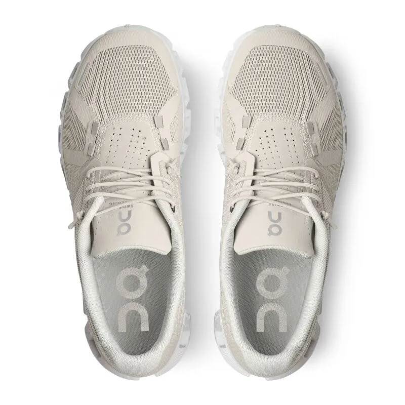 On Women's Cloud 5 - Pearl/White