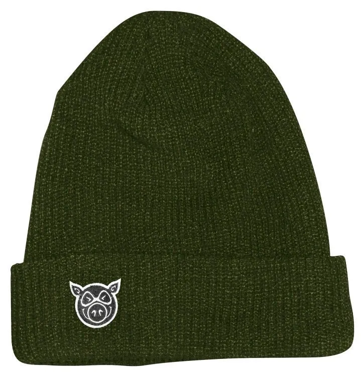 PIG BEANIE WHARF MILITARY GREEN