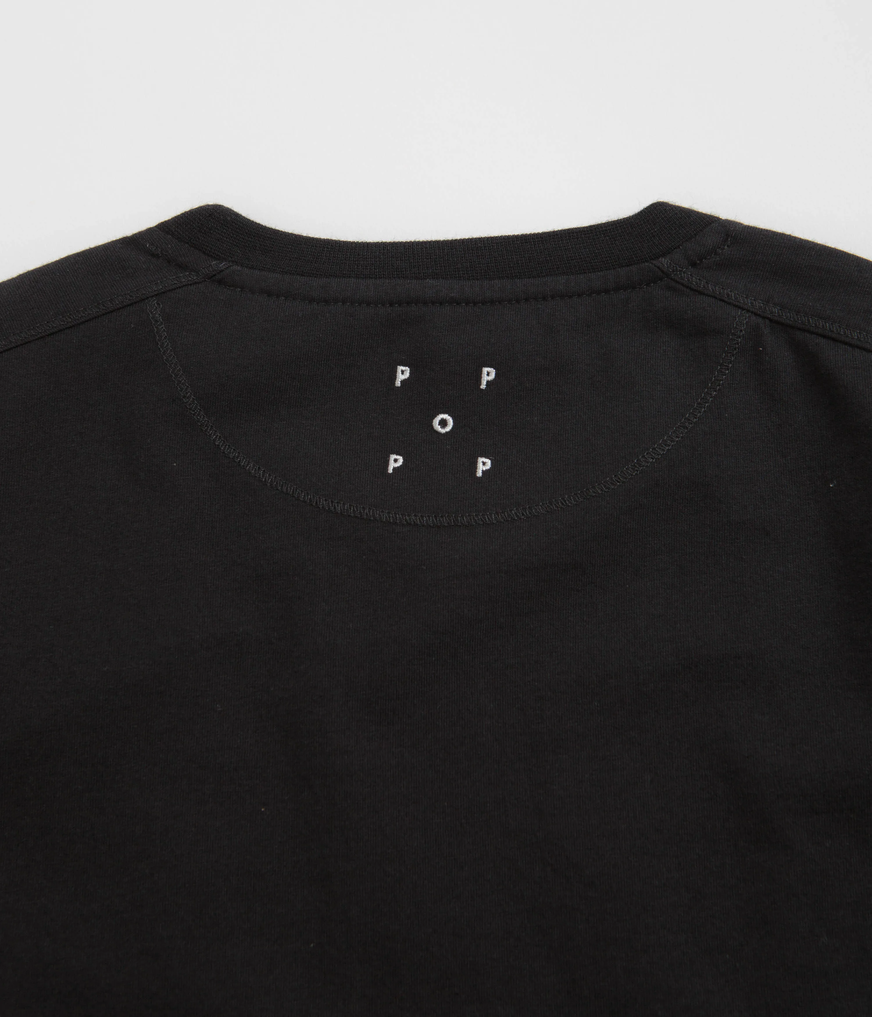 Pop Trading Company x Miffy Embroidered T-Shirt - Black