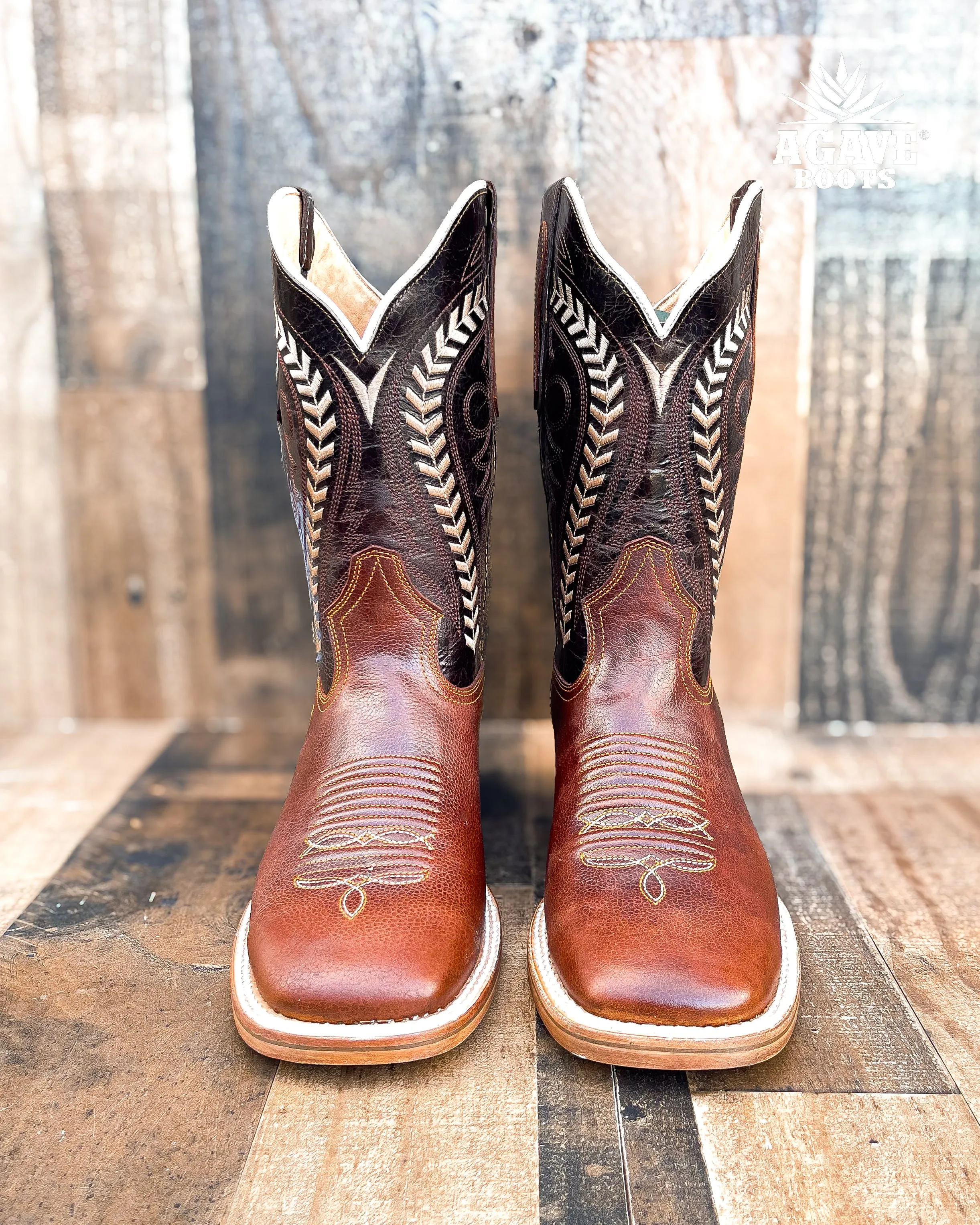 "ALPE" | MEN SQUARE TOE WESTERN COWBOY BOOTS