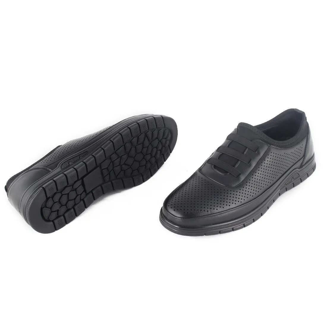 "MEN'S  Sport Shoes / action leather/ black" -8278