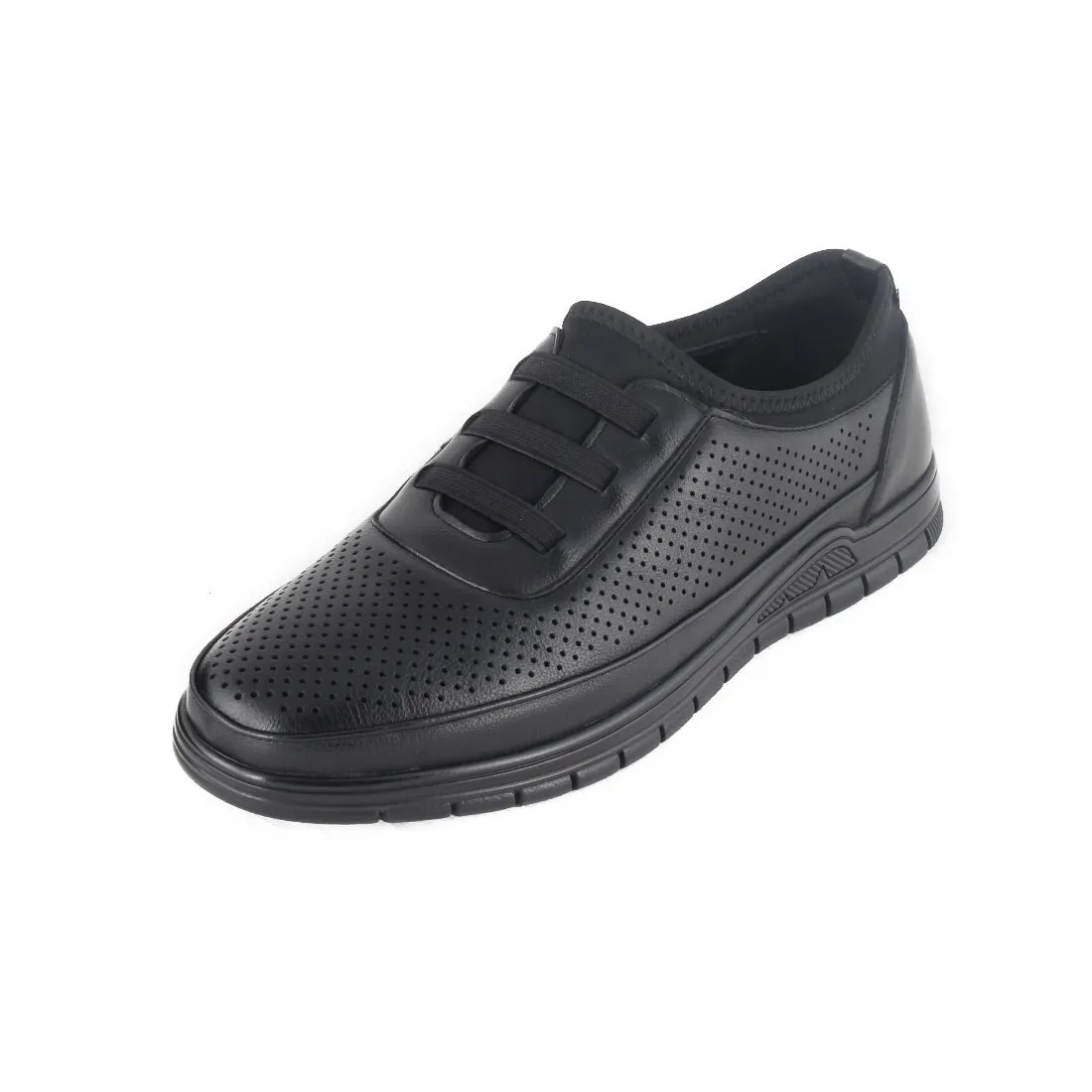 "MEN'S  Sport Shoes / action leather/ black" -8278