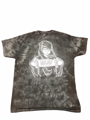 RELIEF REAPER BOY TEE CRYSTAL WASH BLACK