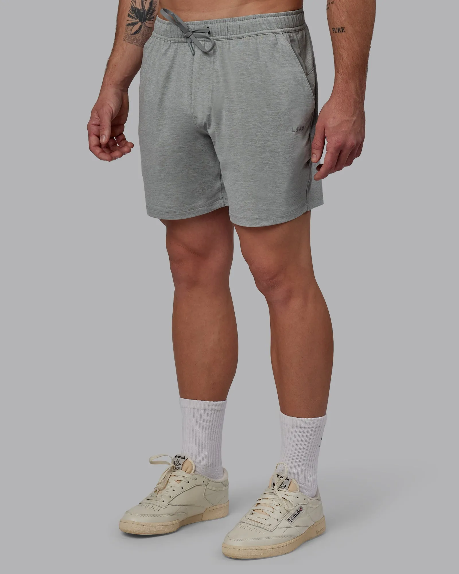 Restore 6" CloudFLX Shorts - Light Grey Marl