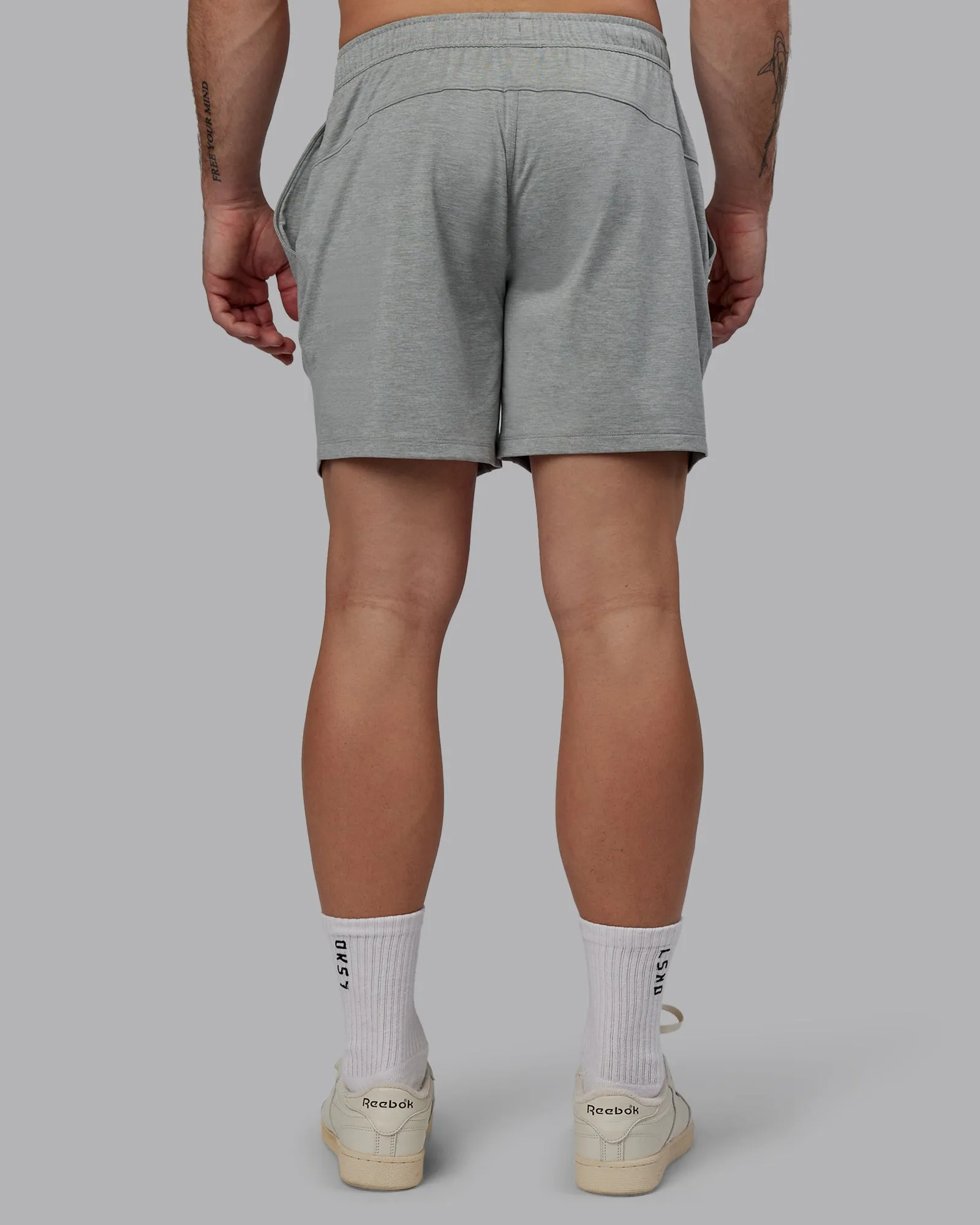 Restore 6" CloudFLX Shorts - Light Grey Marl