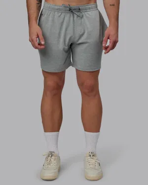 Restore 6" CloudFLX Shorts - Light Grey Marl