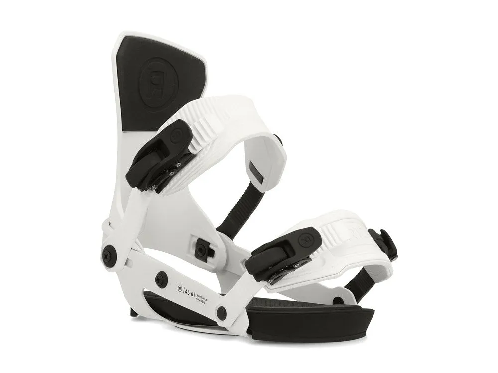 Ride 2024 AL-6 Women's Snowboard Bindings - White