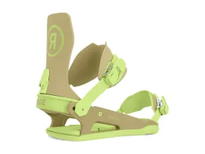 Ride 2024 C-6 Snowboard Bindings - Olive/Lime