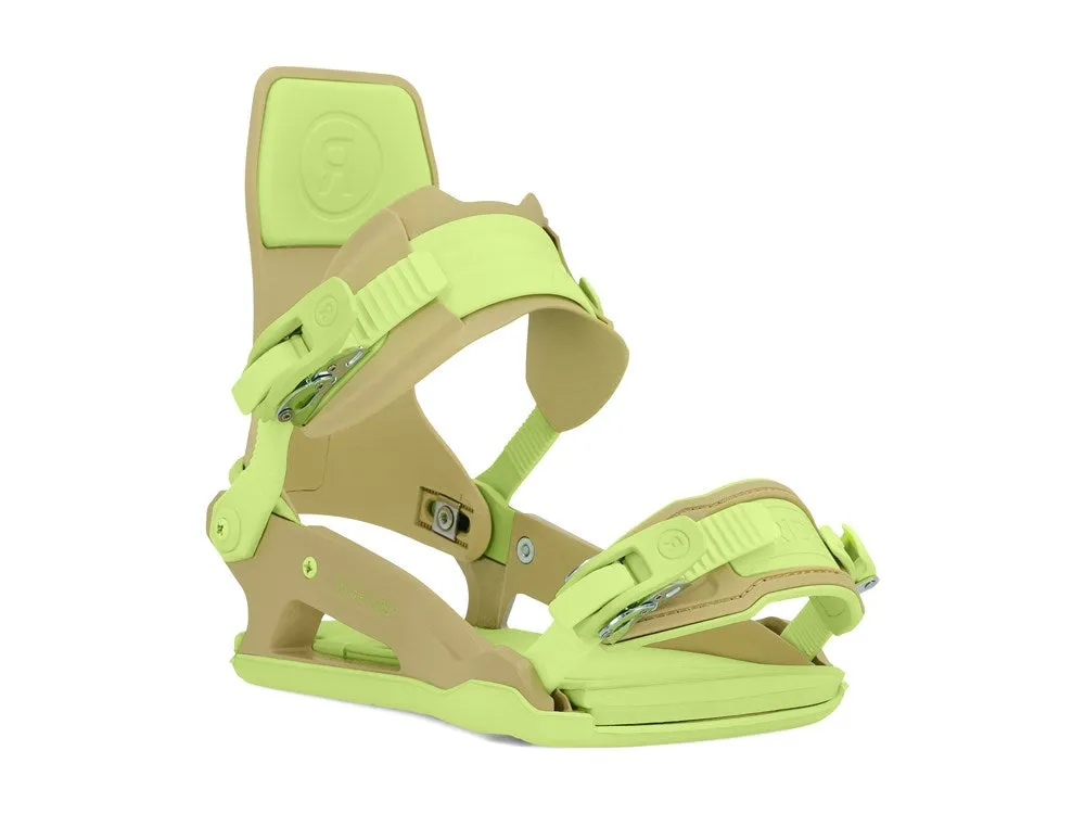 Ride 2024 C-6 Snowboard Bindings - Olive/Lime