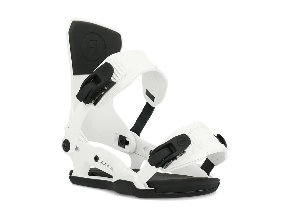 Ride 2024 CL-6 Women's Snowboard Bindings - White