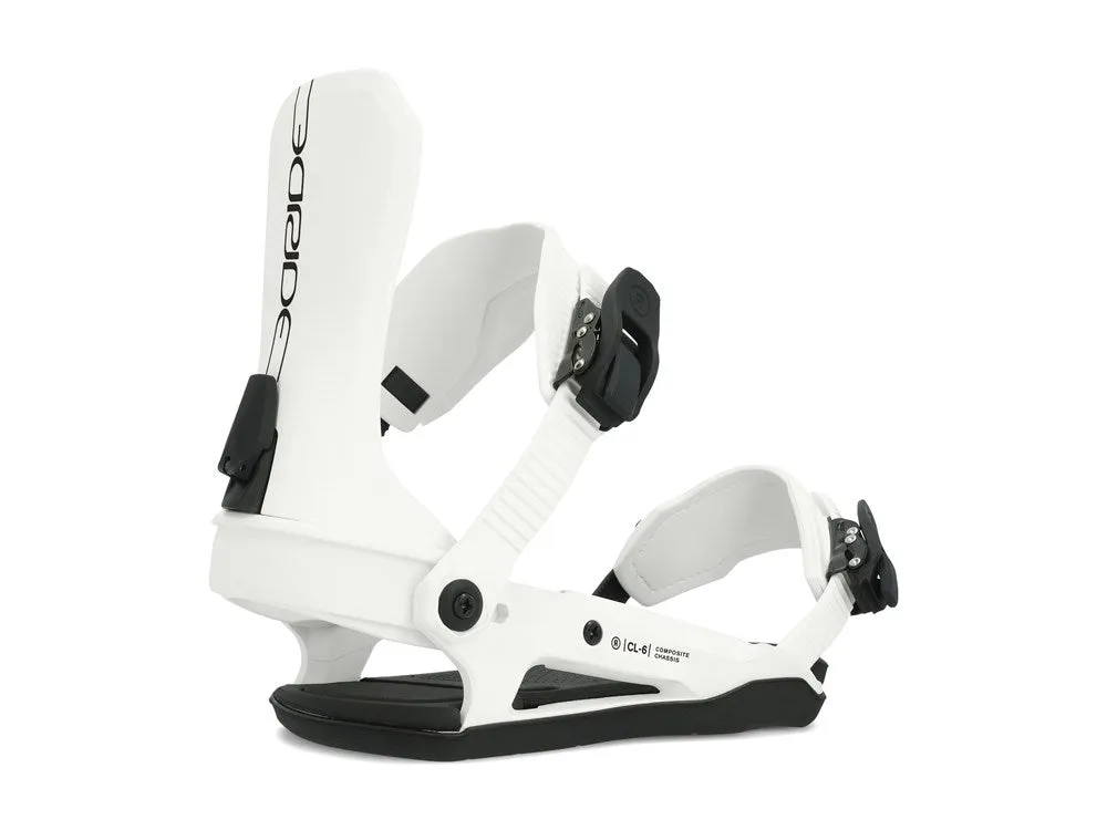 Ride 2024 CL-6 Women's Snowboard Bindings - White