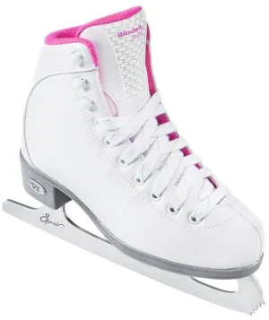 Riedell Sparkle 18 Spiral Girls Skate Size 10 New Figure Skates