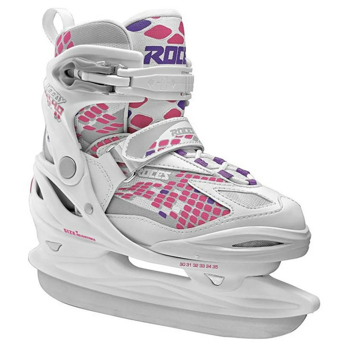 Roces Moody Adjustable Girls Ice Skates