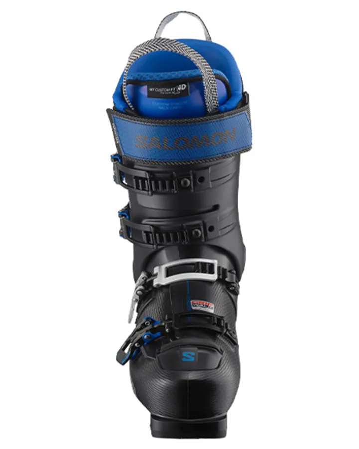 Salomon S/Pro Alpha 120 EL Ski Boots - Black / Race Blue - 2023