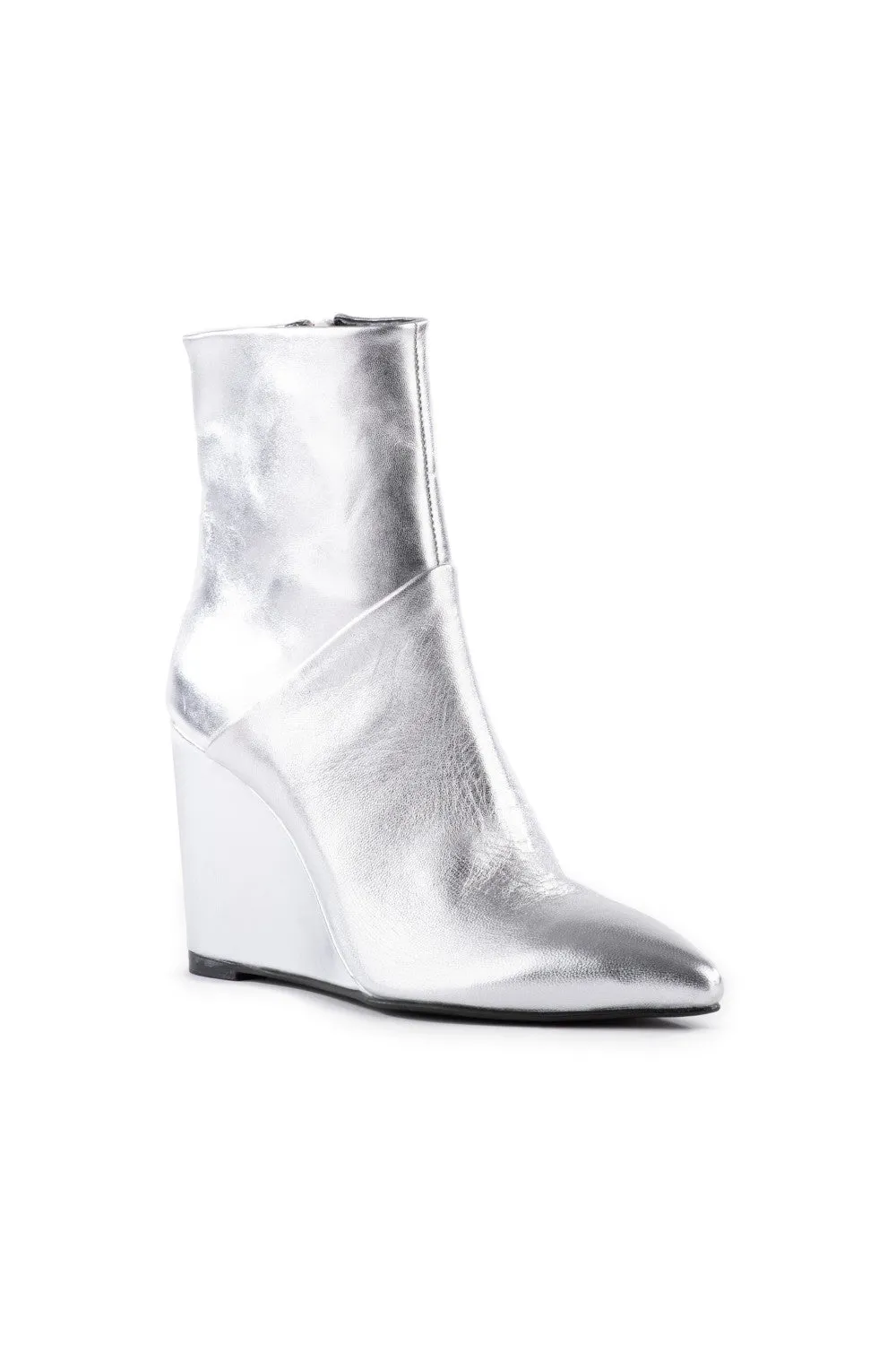 Seychelles Only Girl Bootie in Metallic Leather