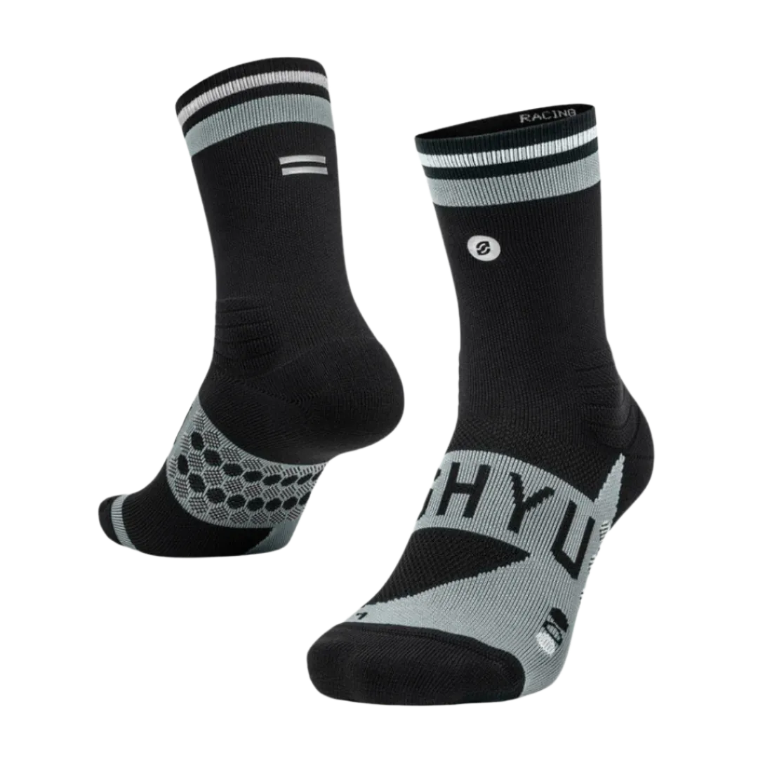 SHYU - Racing Socks - Black/Grey/White