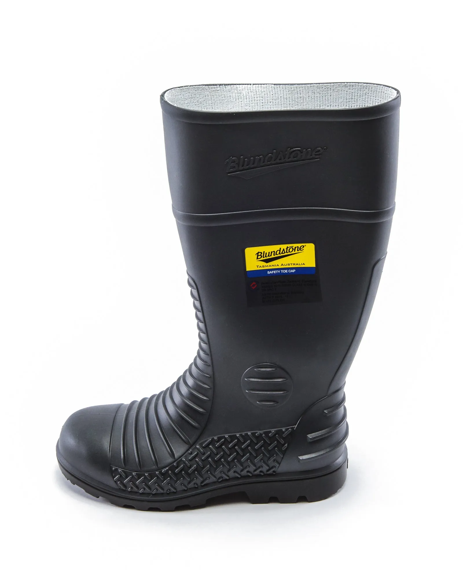 Style 025 Waterproof Safety Gumboots - Grey