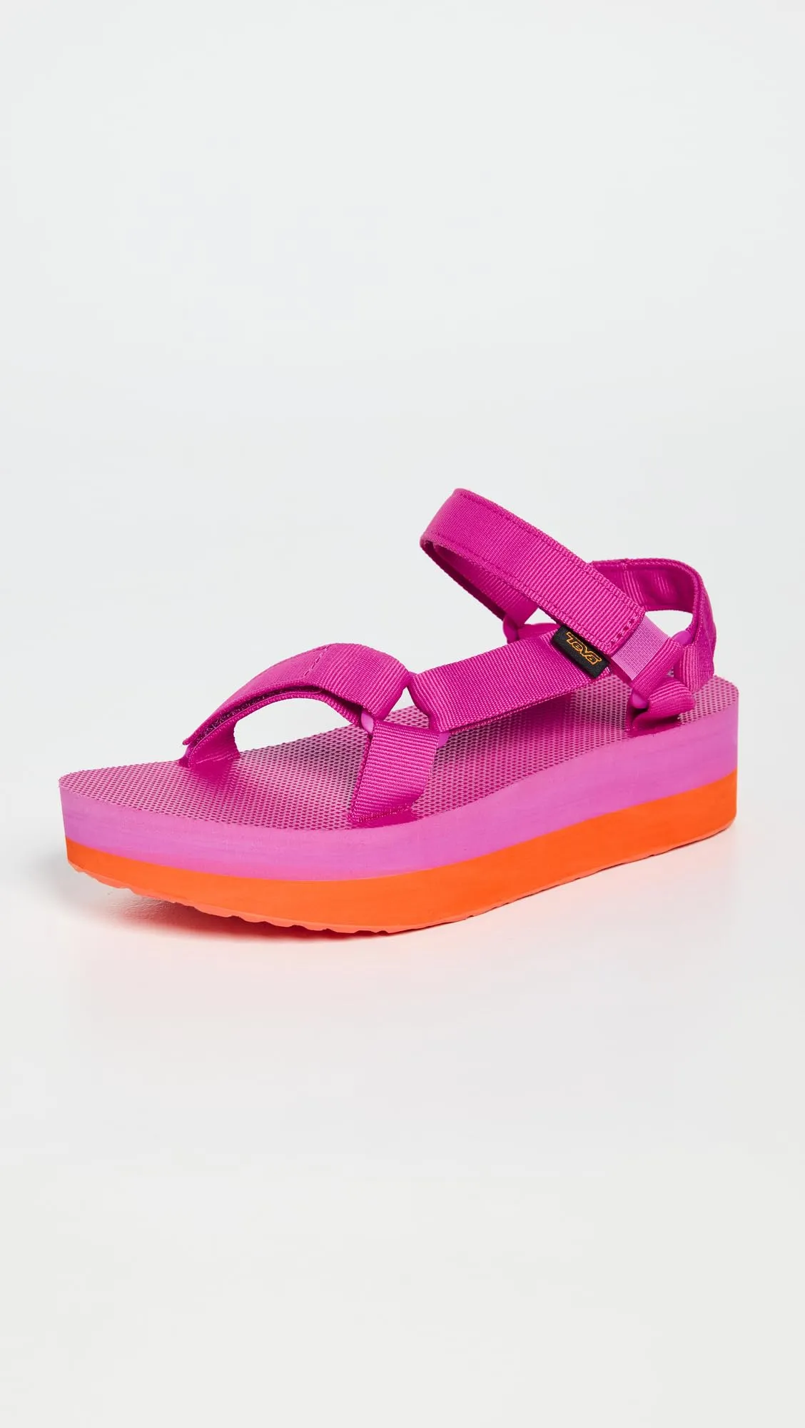 Teva Women's Flatform Universal Sandal, Rose Violet/Orangeade