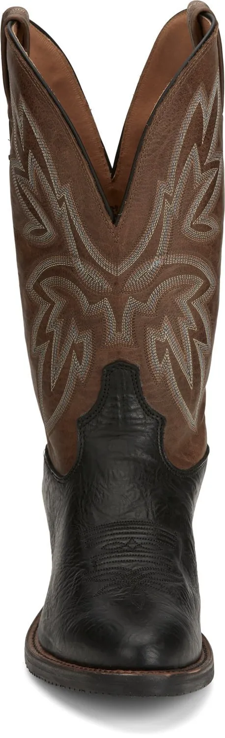 Tony Lama Mens Fernando Black Cowhide Cowboy Boots