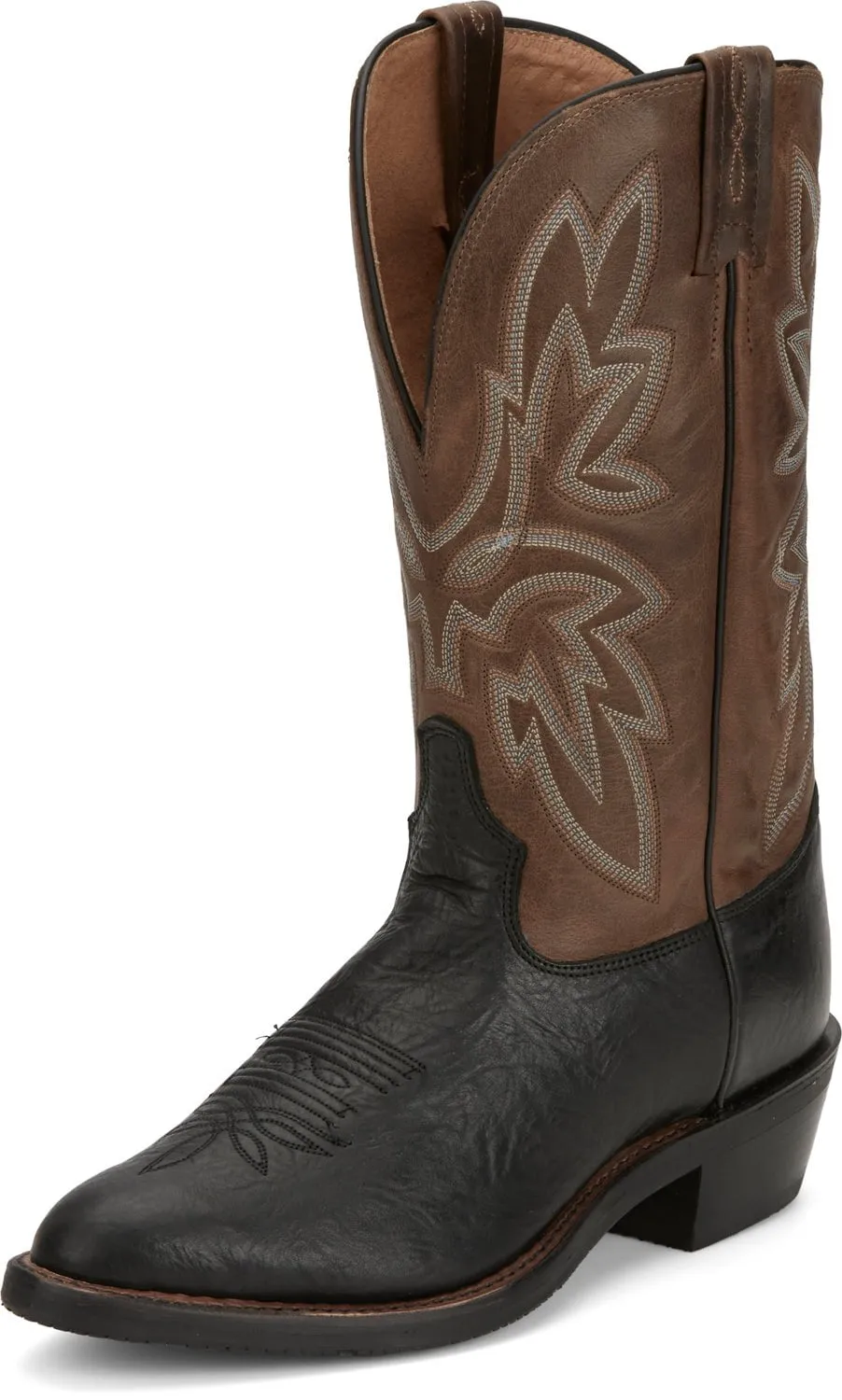 Tony Lama Mens Fernando Black Cowhide Cowboy Boots