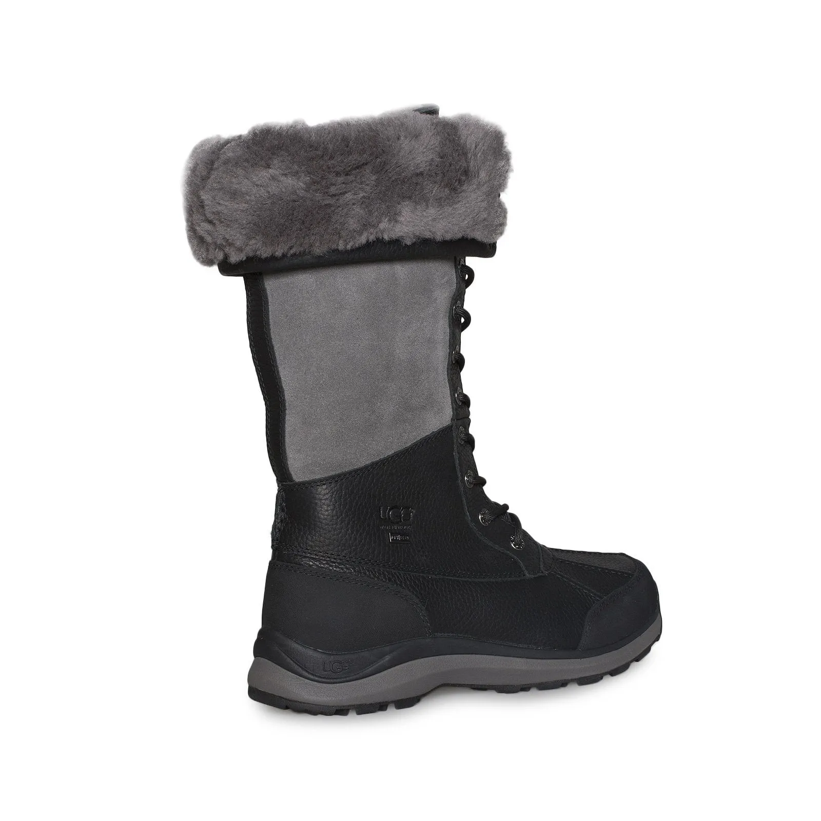 UGG Adirondack III Tall Black Grey Boots - Women's