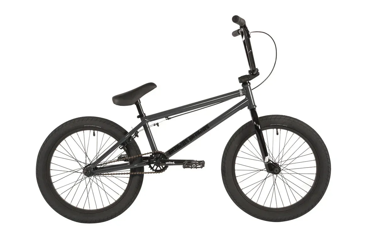 United Supreme 20.5″ Complete BMX Bike - Gloss Graphite