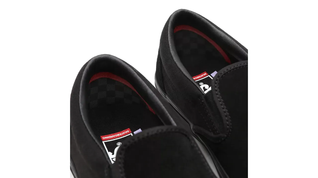 Vans Skate Slip-On Pro Skate Skateboarding Shoes - Black/Black (Blackout)