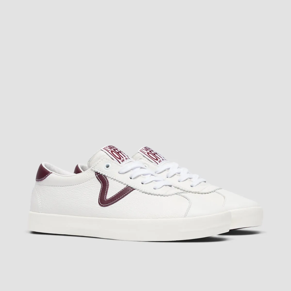 Vans Skate Sport Shoes - Benny Urban Marshmallow/Burgundy