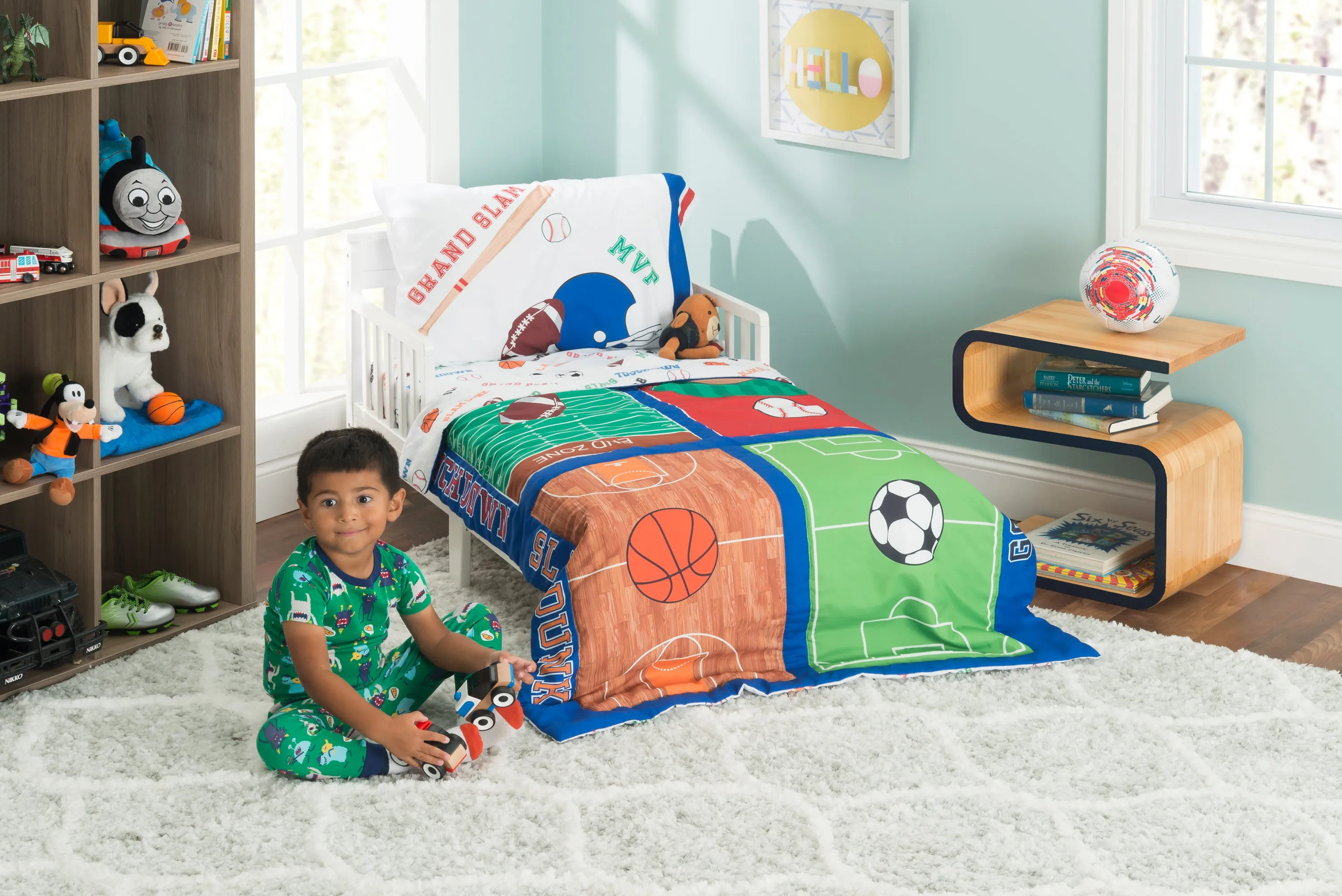 Varsity Sports 4-Piece Toddler Bedding Set