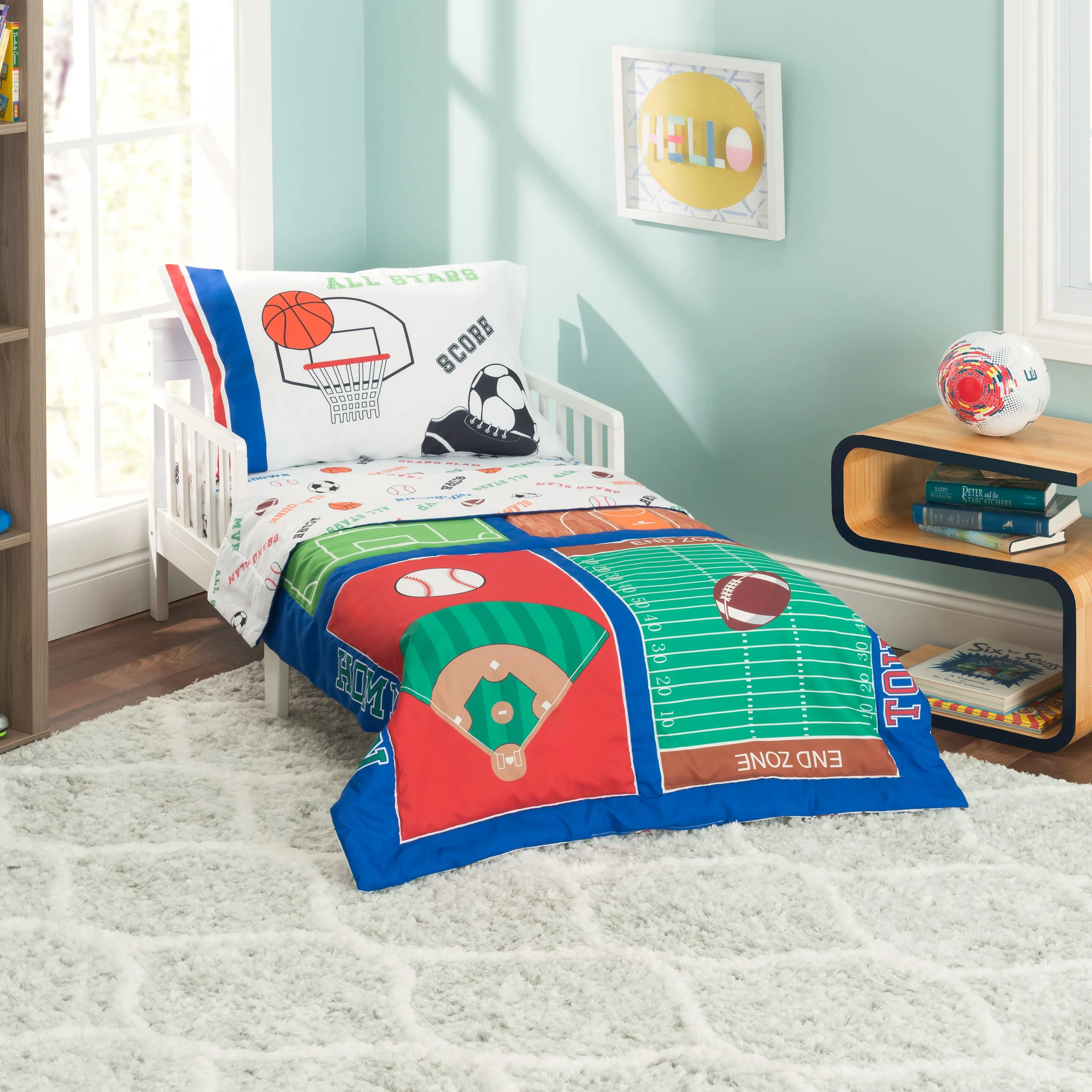 Varsity Sports 4-Piece Toddler Bedding Set